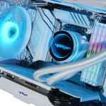 Warp Spectra B760 İ5 12400F RGB waterkoeling 16GB RAM 1TB SSD 12GB NVIDIA RTX4070 witte gamingcomputer