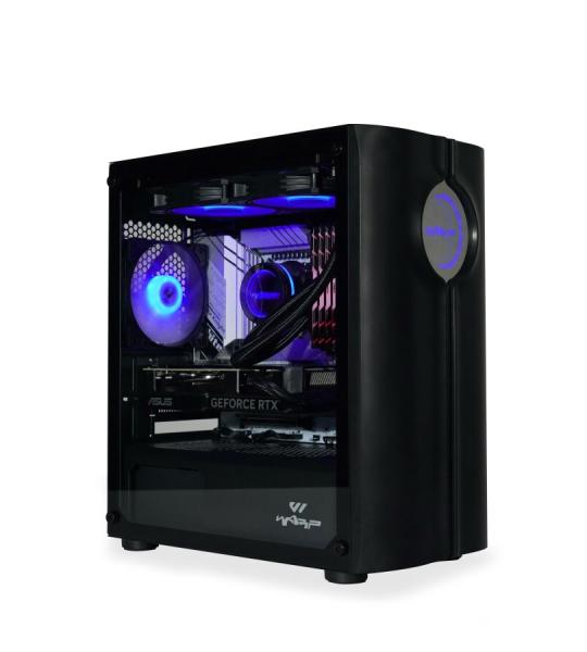 Warp Spectra I5 11400F RGB waterkoeling 16GB RAM 512GB SSD 6GB NVIDIA RTX3050 Zwart gamingcomputer